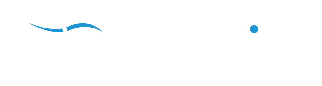 Pro six logotype and logo mark in white.